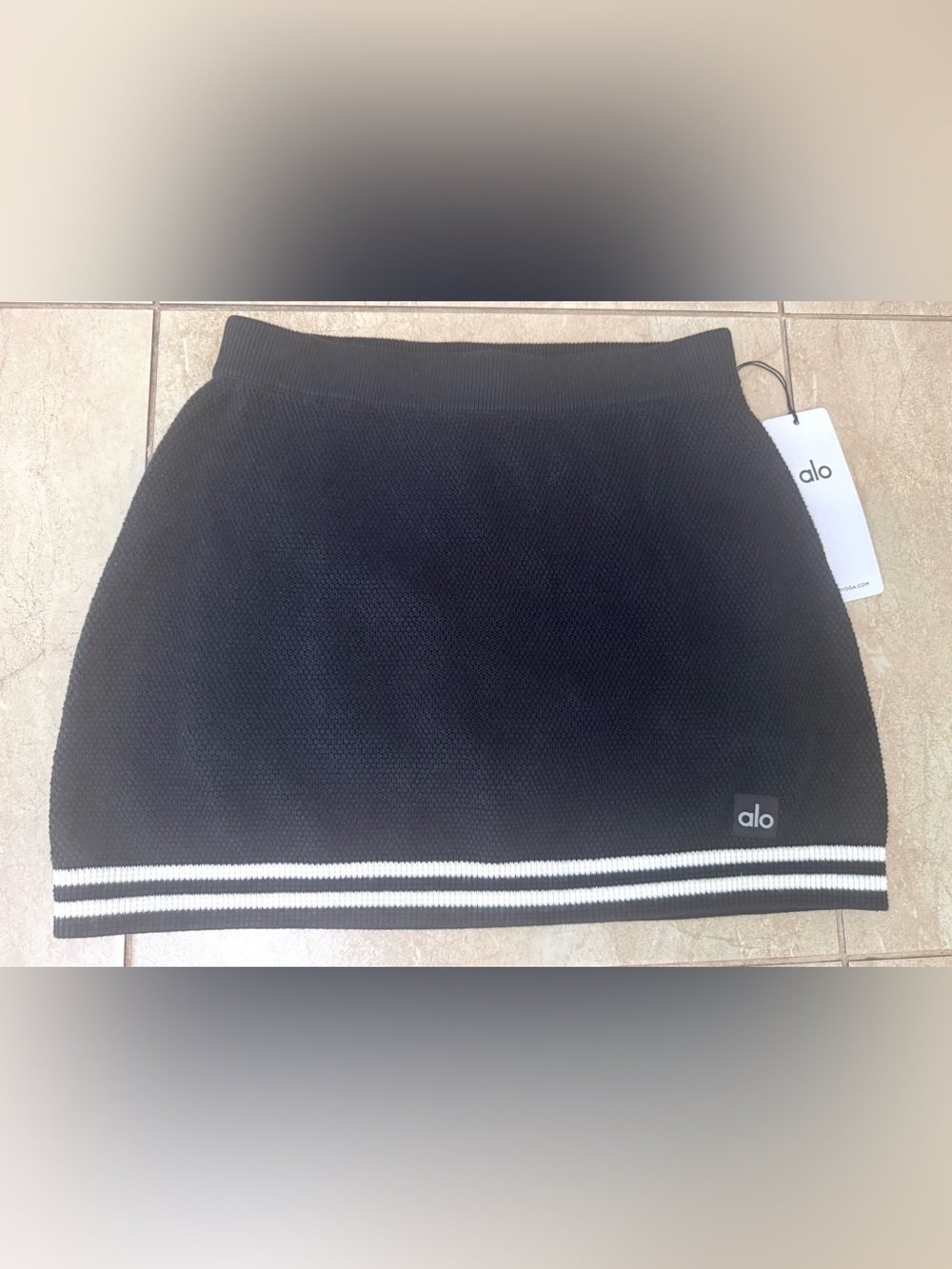 Alo Yoga Tennis Club Sweater Knit Skirt - Picture 10 of 14